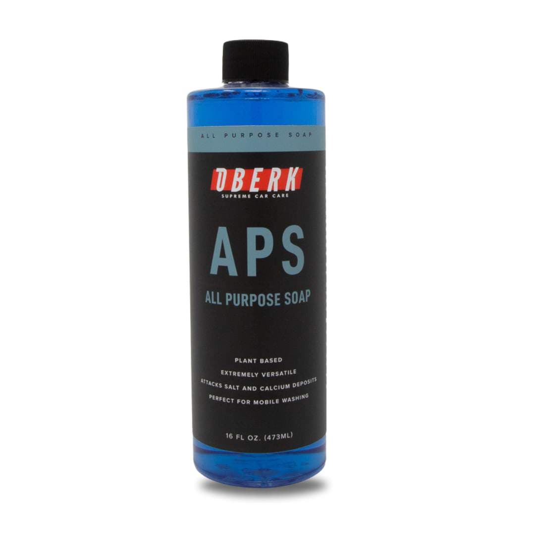 16 oz Bottle of Oberk APS All Purpose Soap on a white background