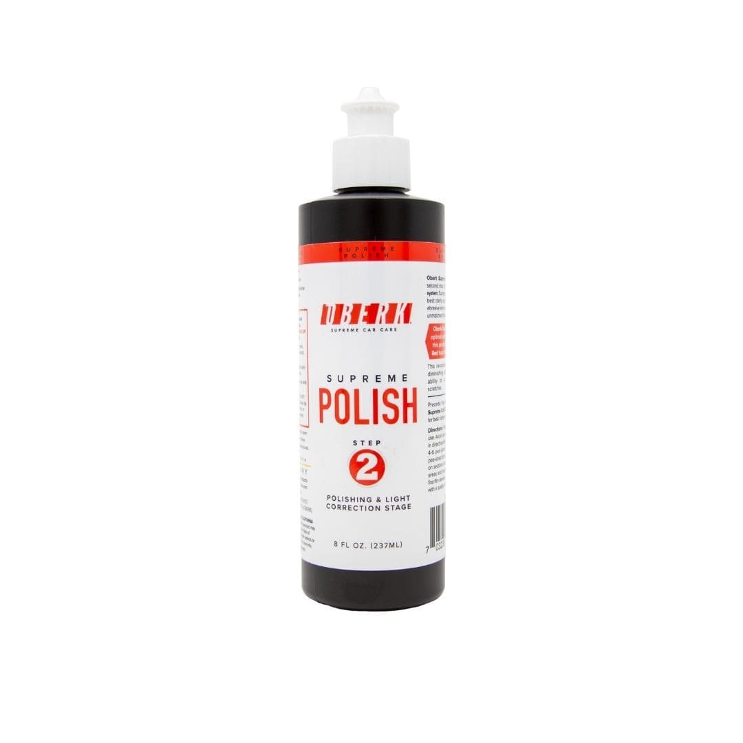 Empty - Labeled Supreme Polish 8oz Bottle