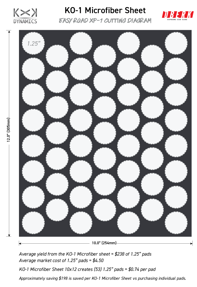 KO-1 Microfiber Sheet 10x12 - NEW AND IMPROVED