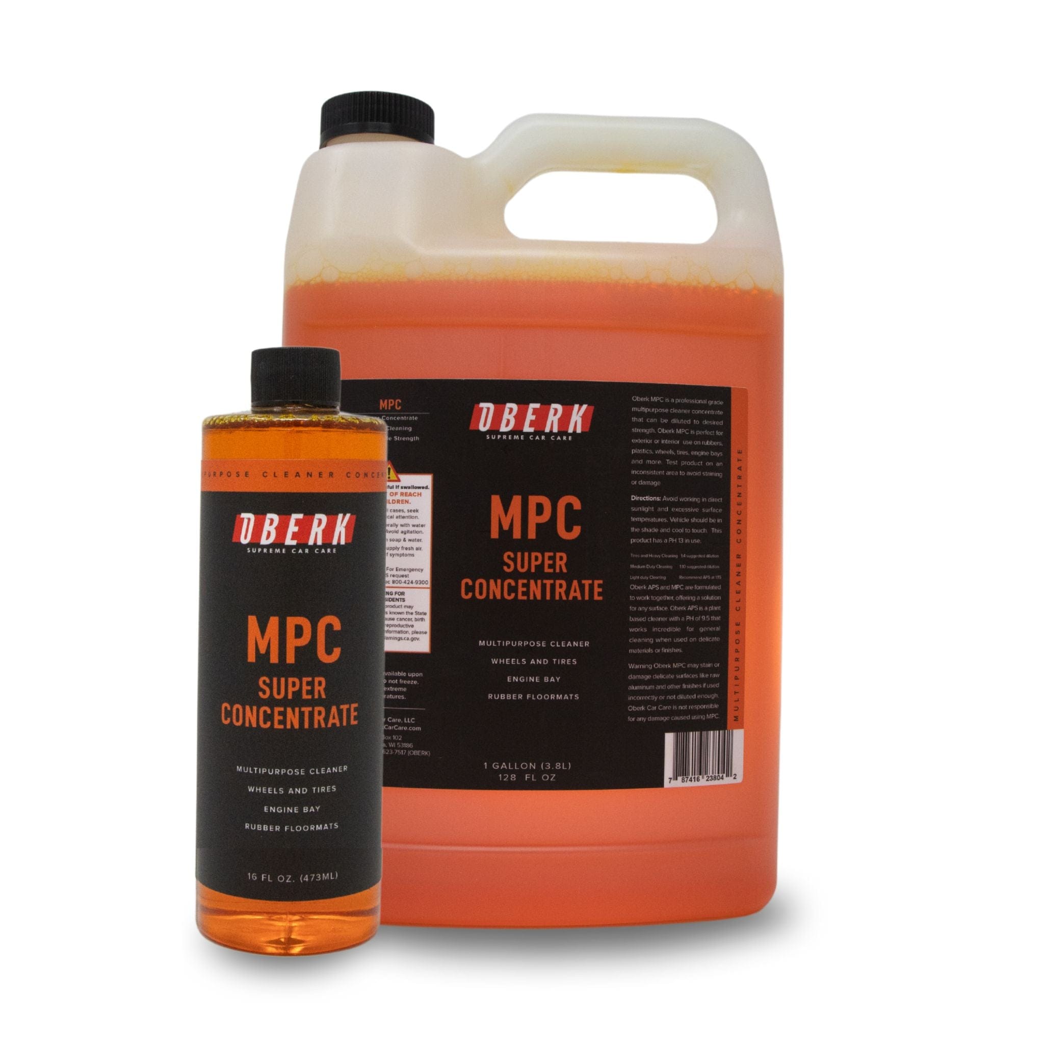 Oberk MPC hero image 16oz 128oz Gallon APC concentrate