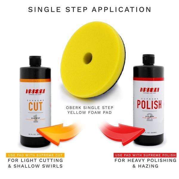 Single Step Foam Pad  Medium Grade - 5 Pack