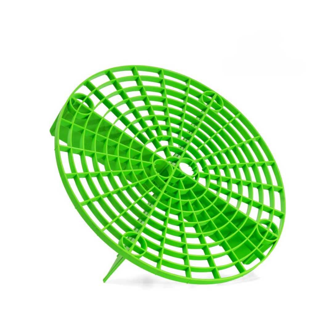 white box image of green grit guard