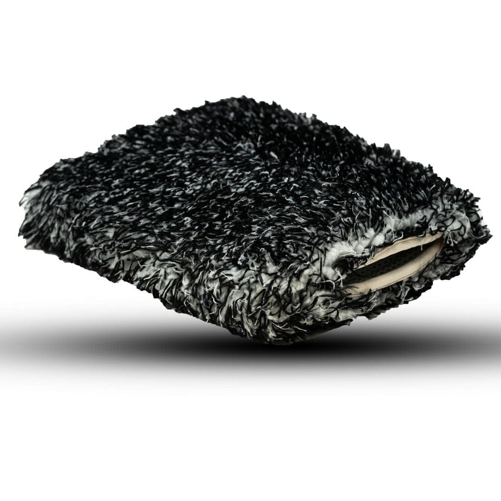 Wash Monster Microfiber Car Wash Mitt – 9"x7" Ultra Plush, Dual-Fiber (1000 GSM)